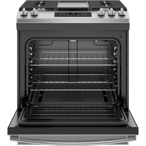 GE Appliances 30" 5.3 Cubic Feet Gas Slidein Range & Reviews Wayfair